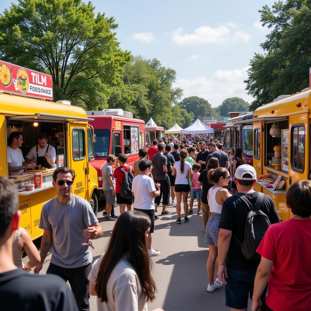 Diverse Food Options at the MN Food Truck Festival Anoka