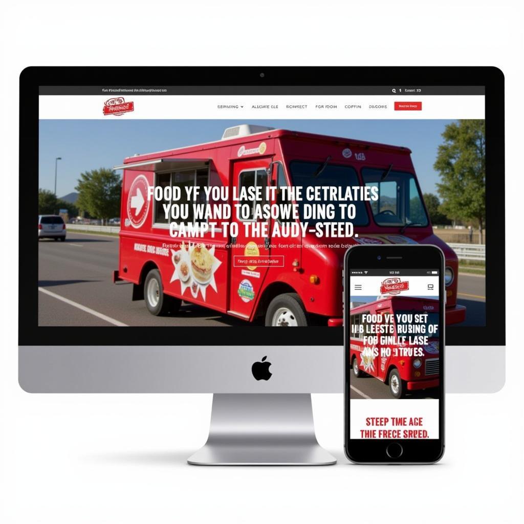 Mobile-Friendly Food Truck Website Design