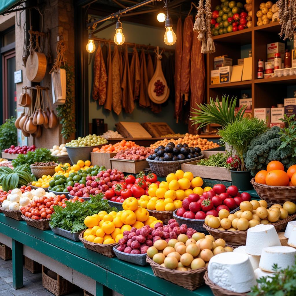 Fresh Produce at a Local Market in Modena