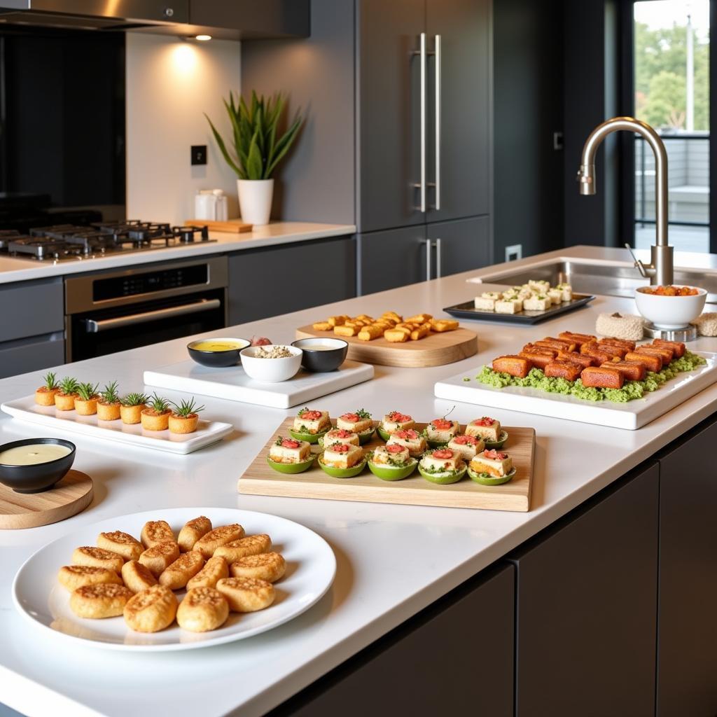 Modern Display Trays for Appetizers