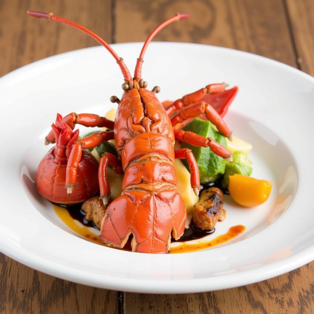 Modern Lobster Presentation: Culinary Artistry