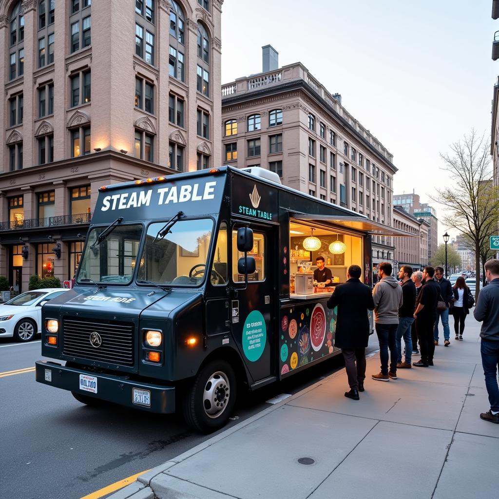 Modern Steam Table Food Truck Design