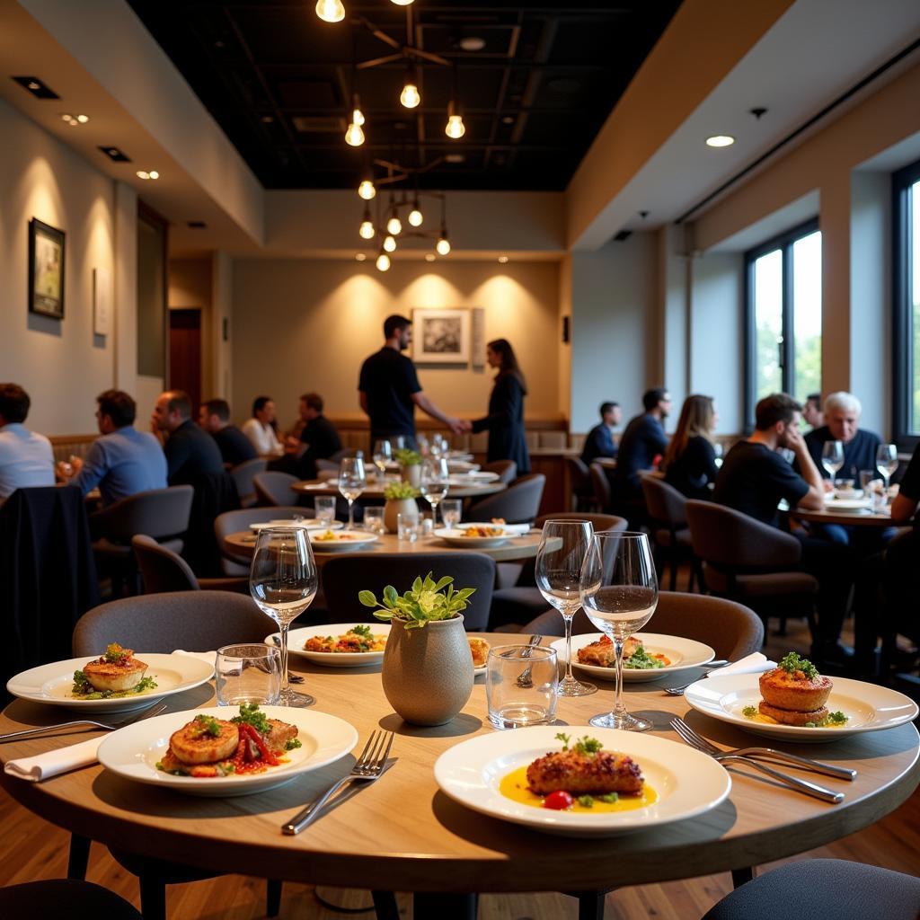 Modern Zagreb Restaurant: International Cuisine and Stylish Ambiance