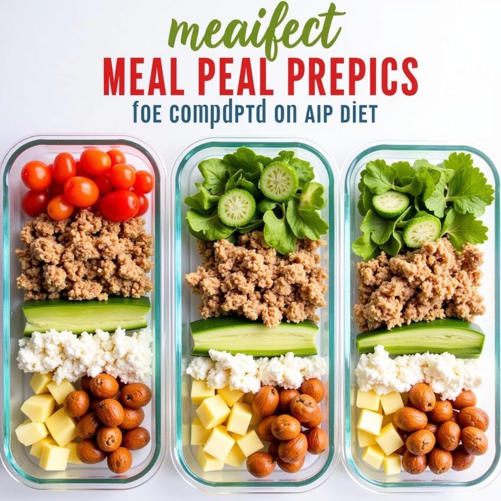 Modified AIP Diet Meal Prep