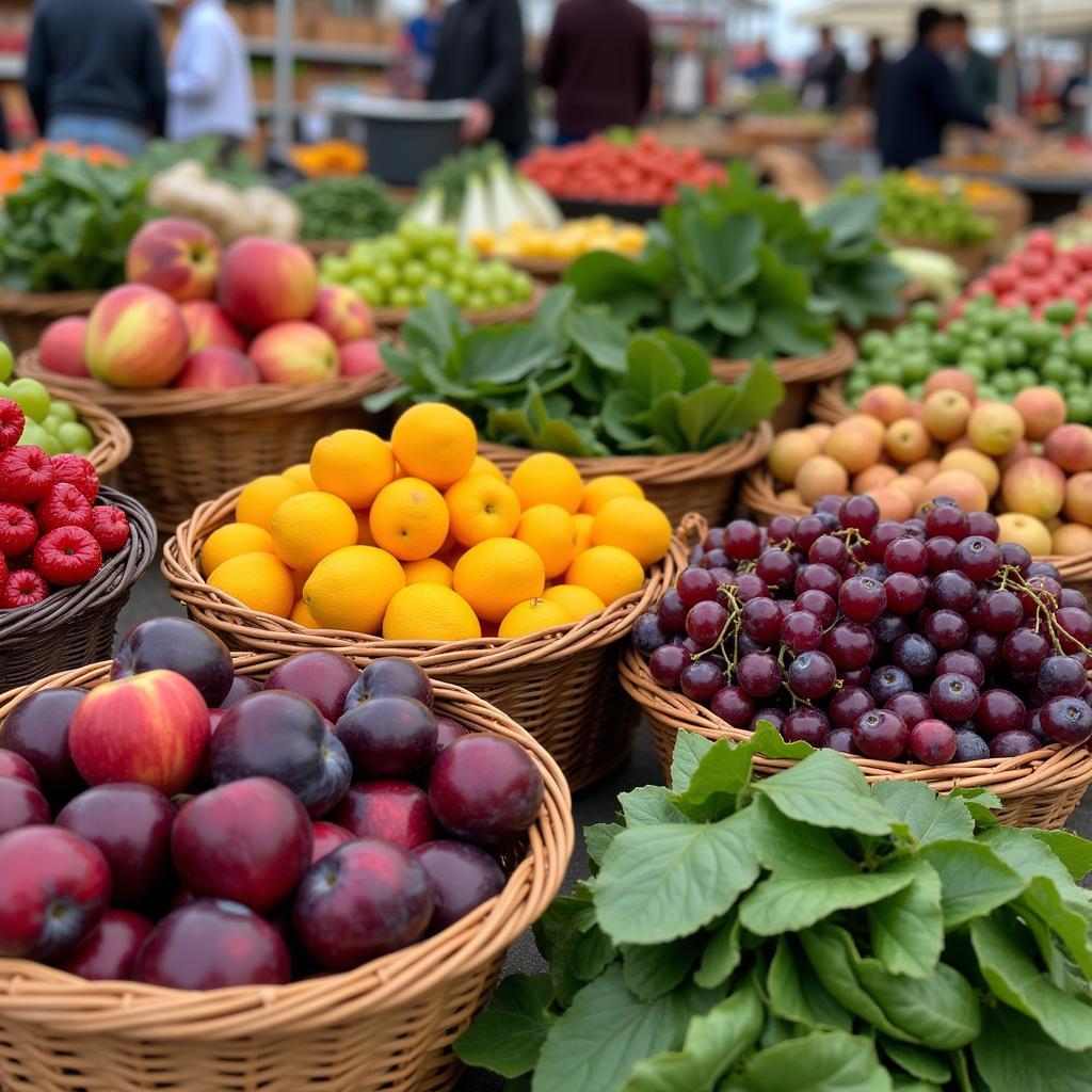 Fresh Produce at a Mosel Farmers Market