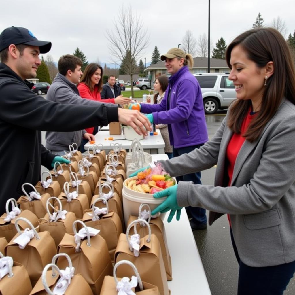 Food Bank Distribution in Mountlake Terrace