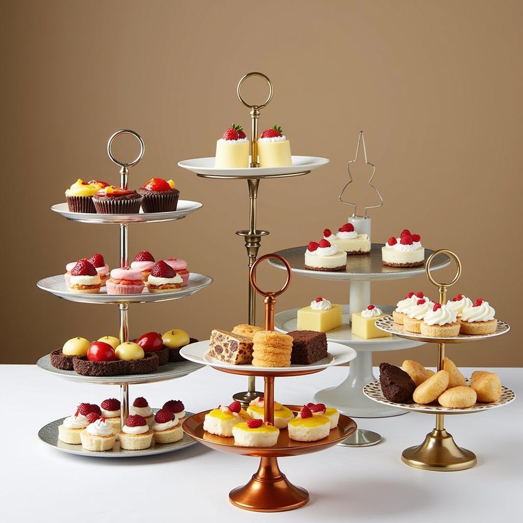 Multi-Tiered Display Trays for Desserts