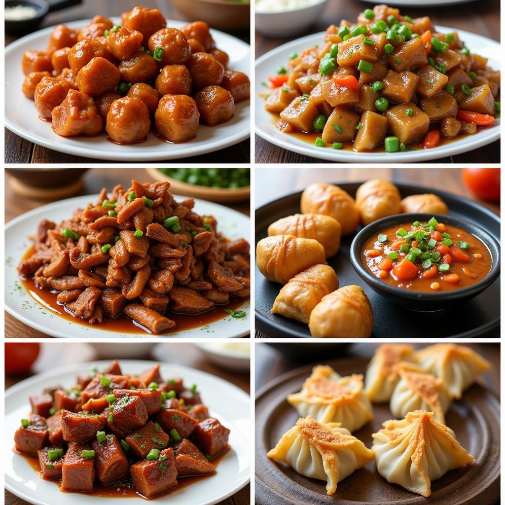 Close-up shots of popular Chinese dishes in Willingboro, NJ