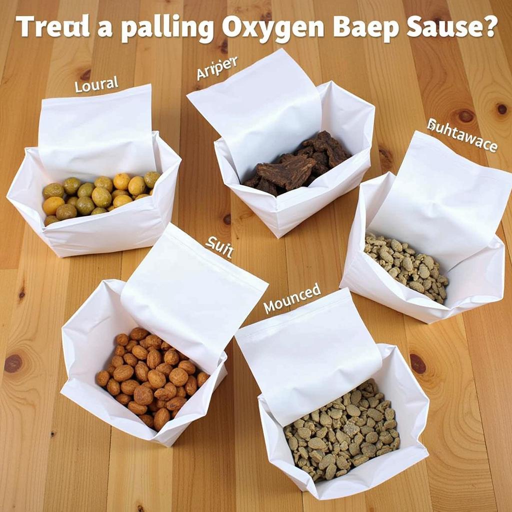 Mylar bags with oxygen absorbers for long-term food storage