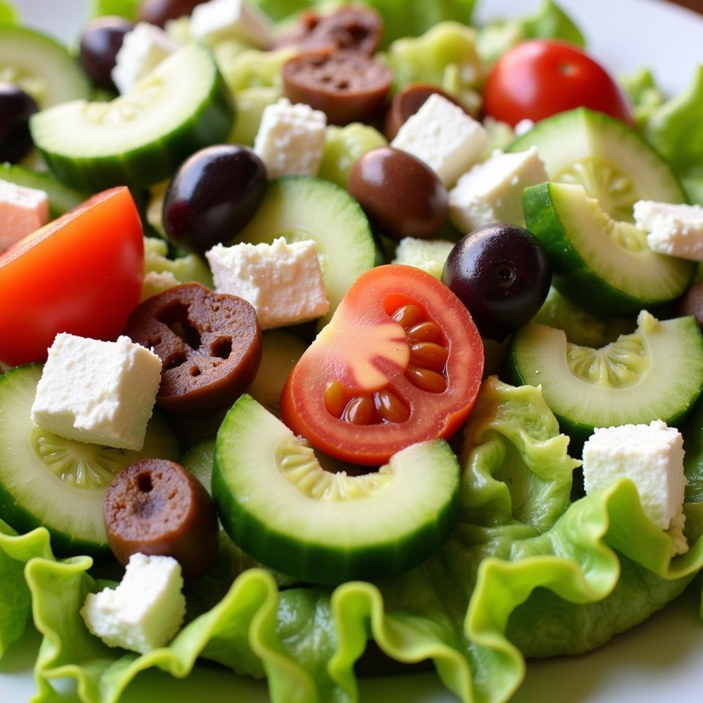 Fresh Greek Salad in Myrtle Beach