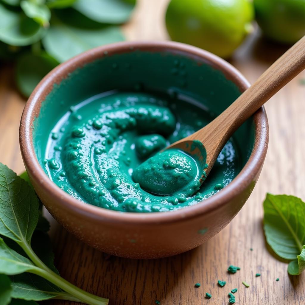 Natural Teal Food Colouring Derived from Spirulina