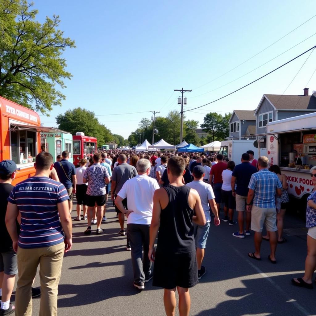 Navigating the Hammonton Food Truck Festival Crowd