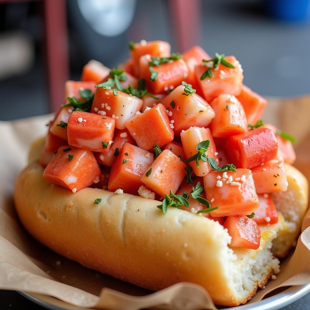 Lobster Roll from a New England Food Truck