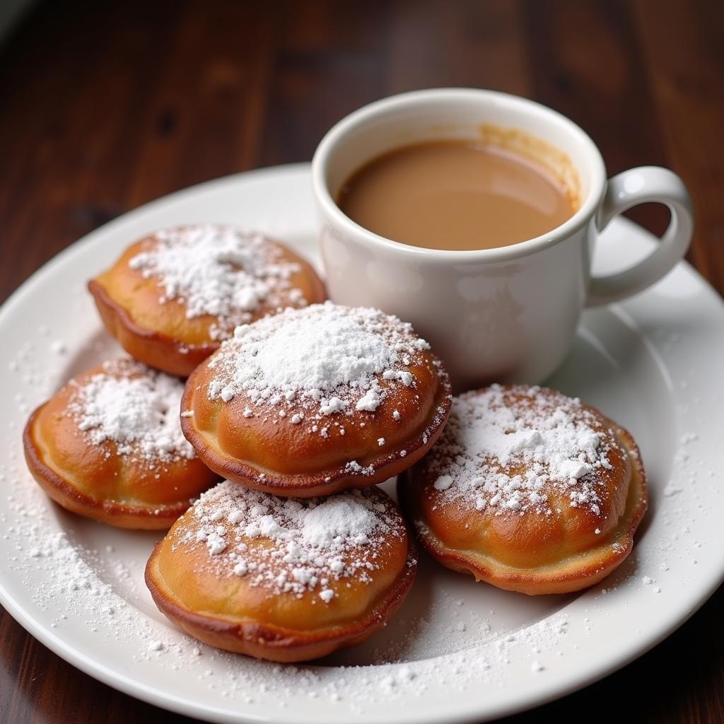 Beignets and Coffee in New Orleans