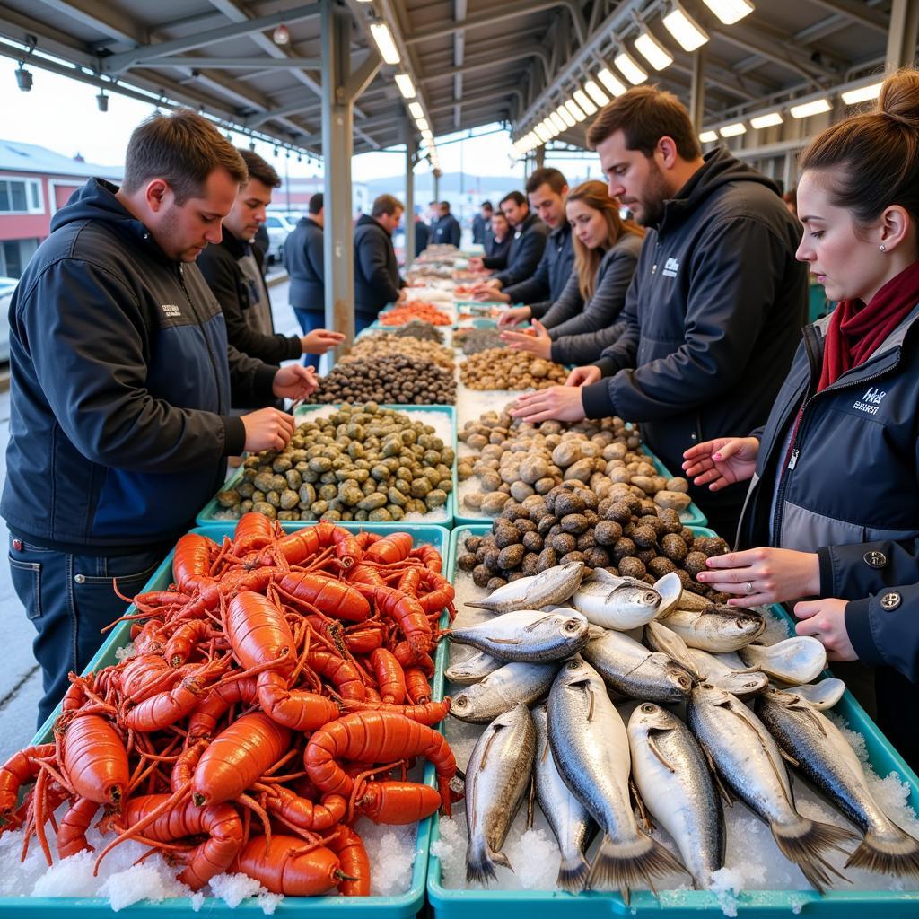 Fresh Seafood Market in Newport