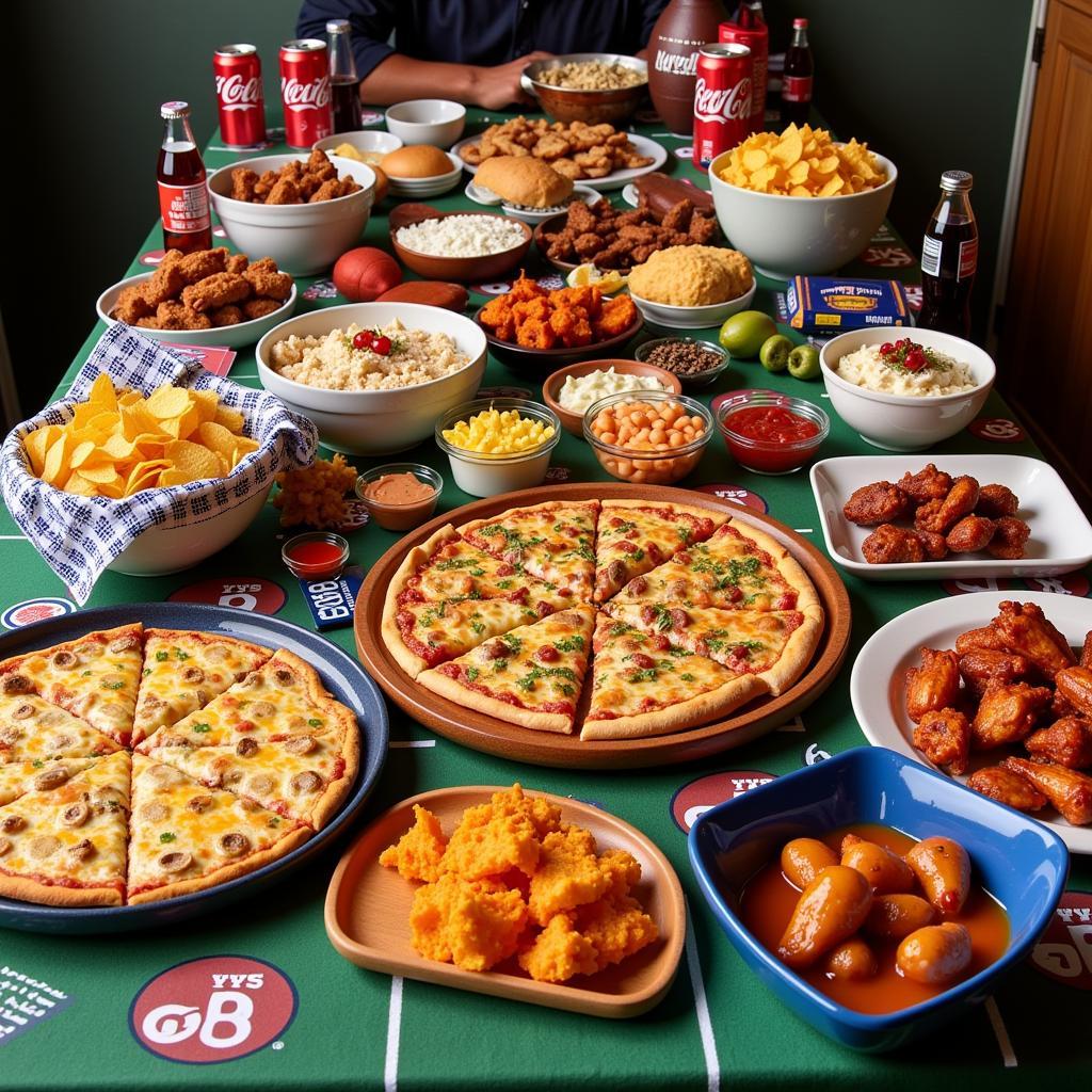 NFL Junk Food Spread for Game Day