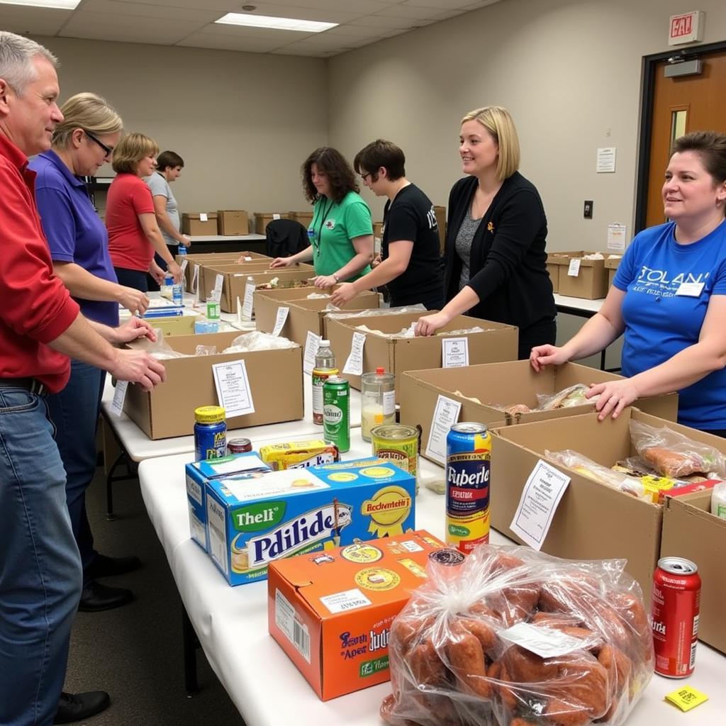 NRH Food Bank Food Distribution