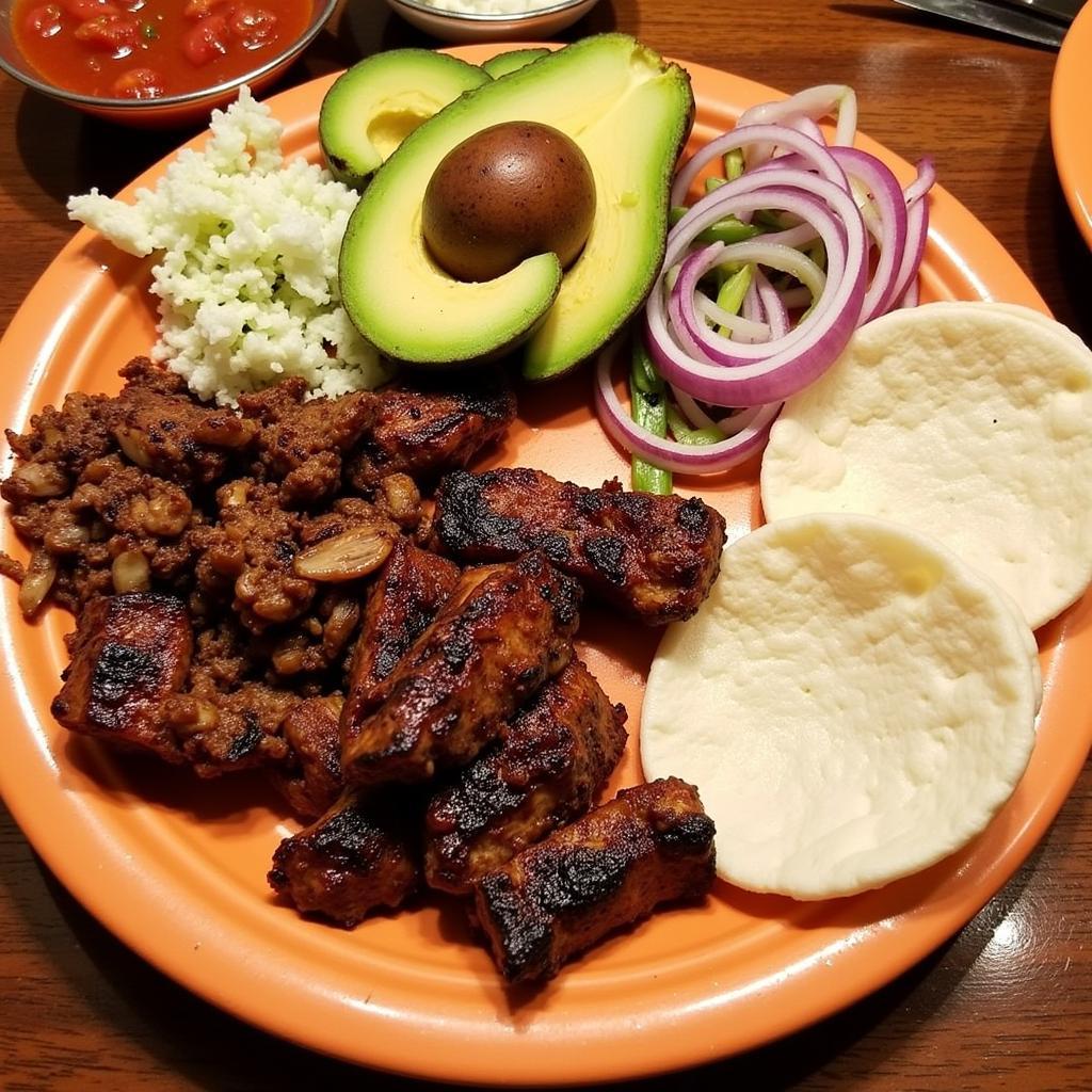 Northern Mexican Food Platter