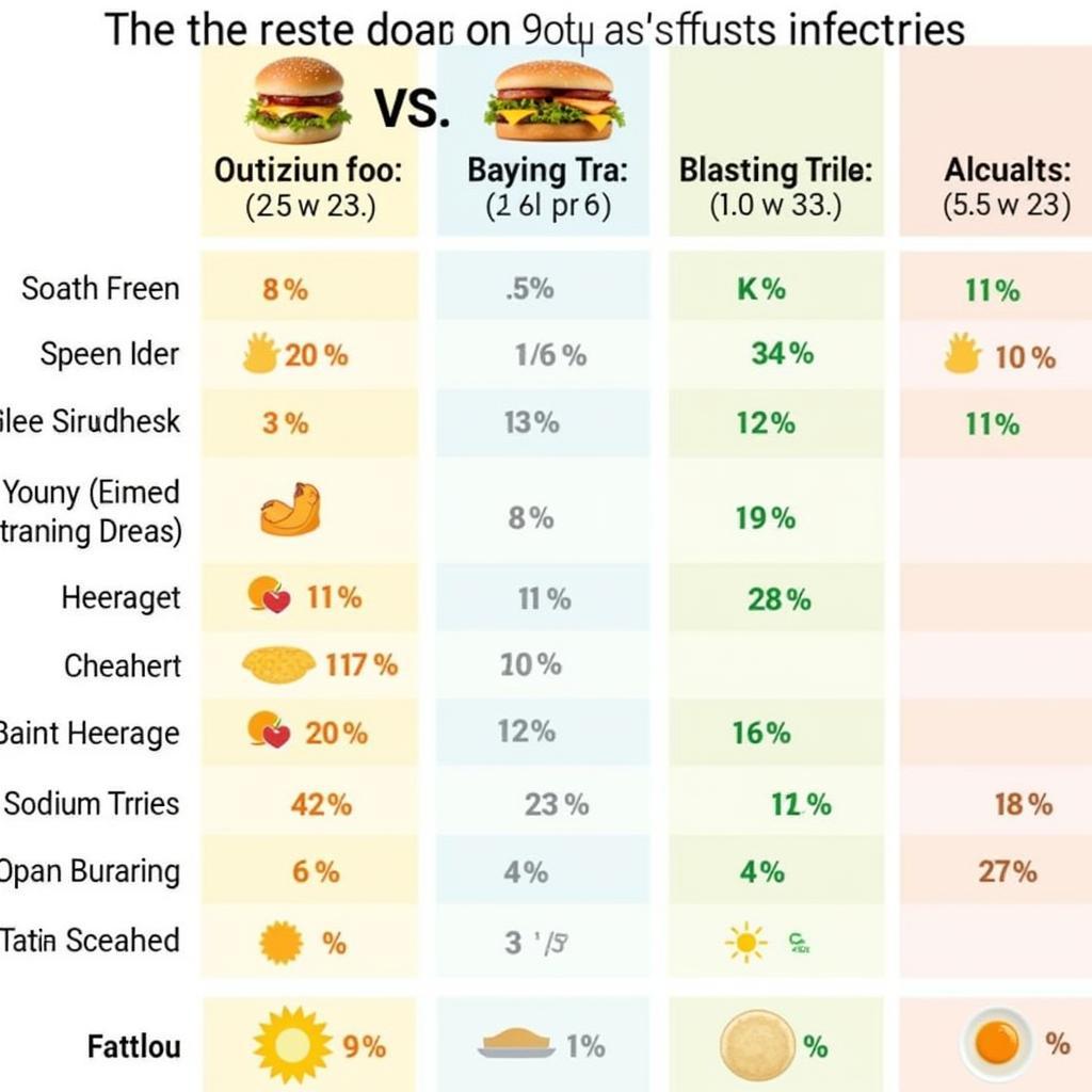 Nutritional Comparison of Breakfast Sandwiches