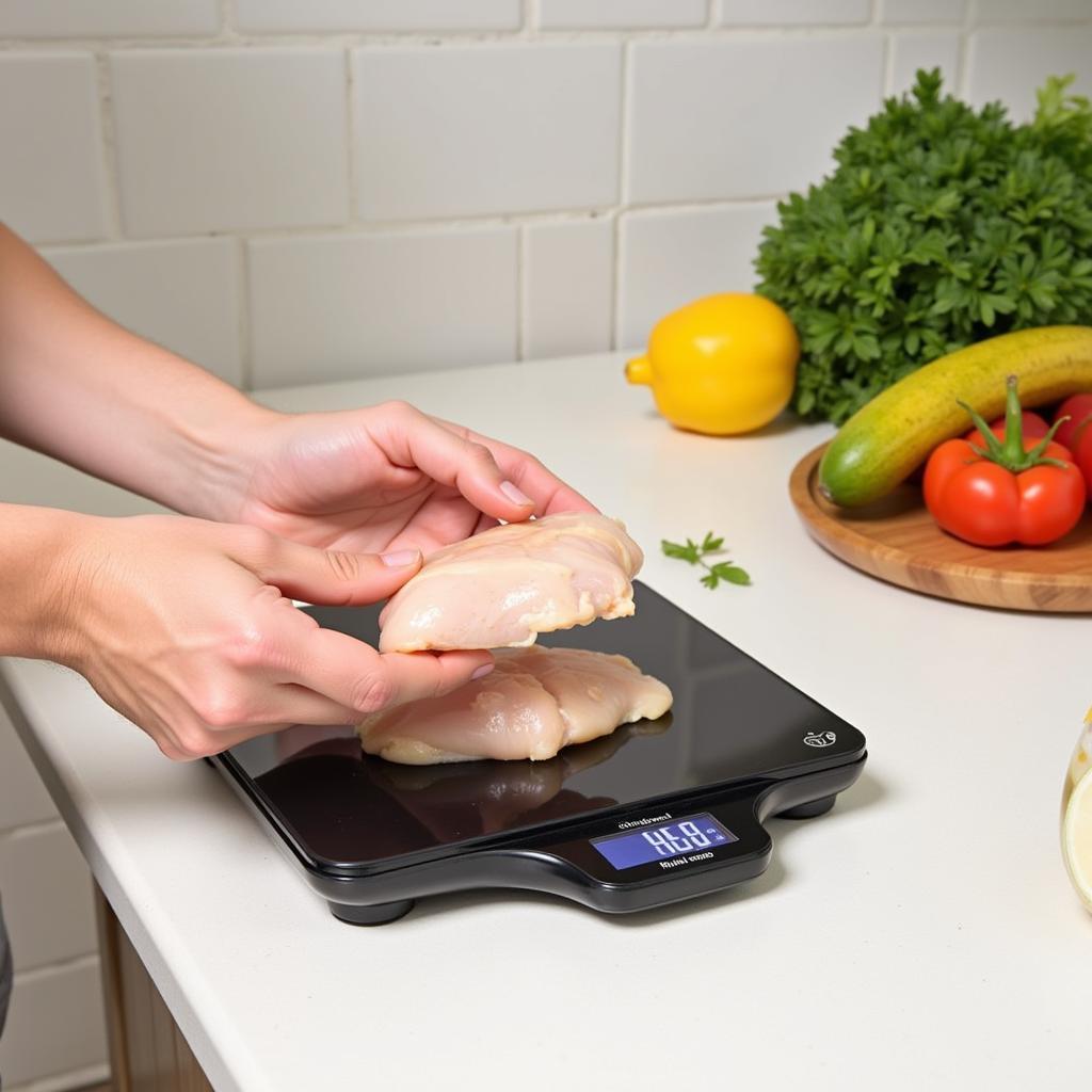 Using a Nutritional Food Scale to Measure Food