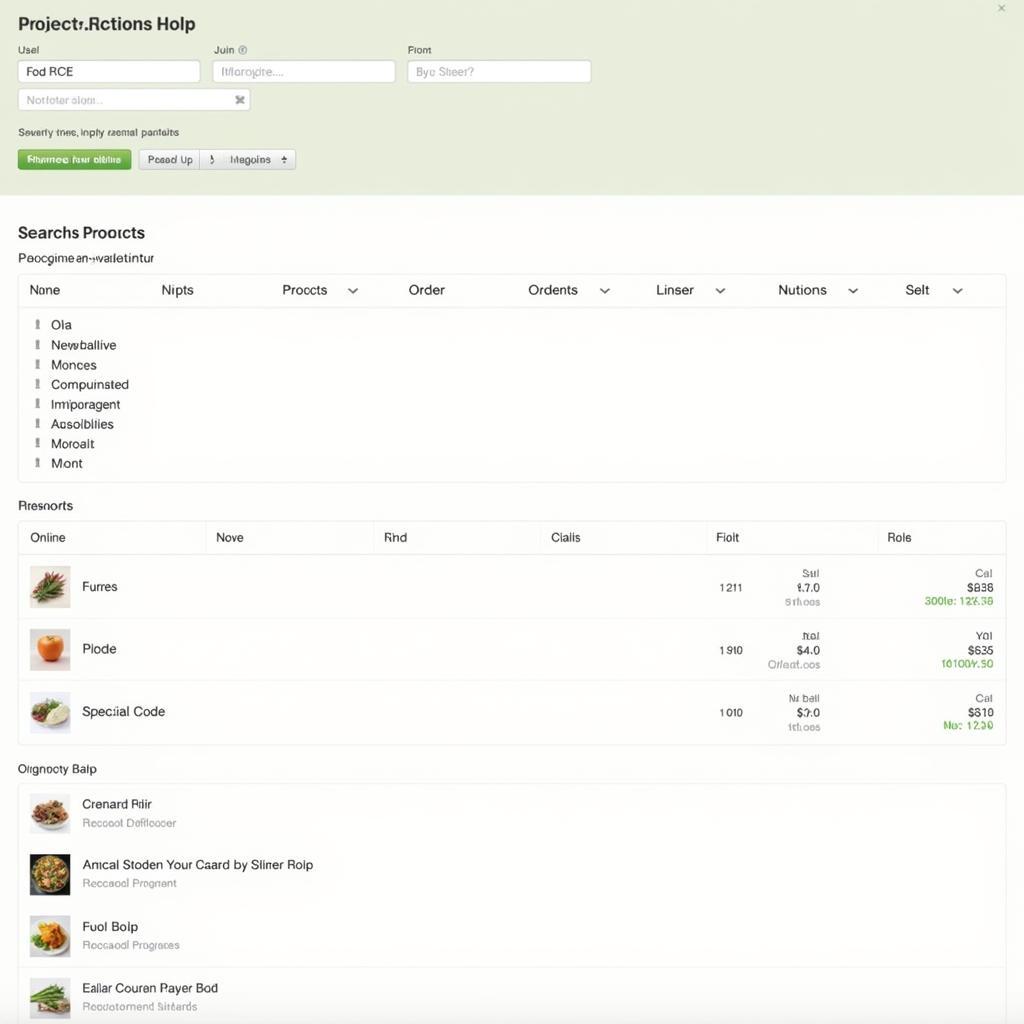 Online Food Wholesale Platform