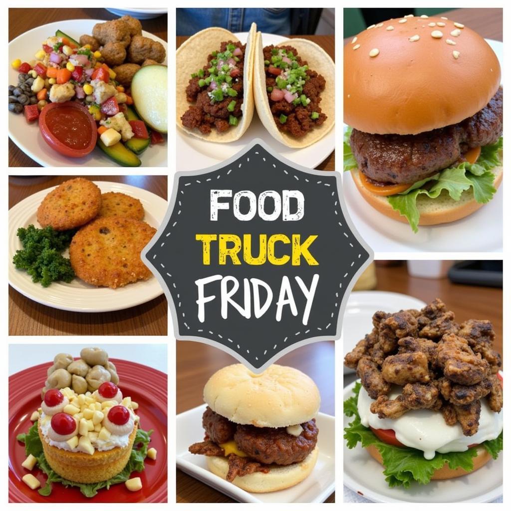 Delicious food options at Opelika Food Truck Friday