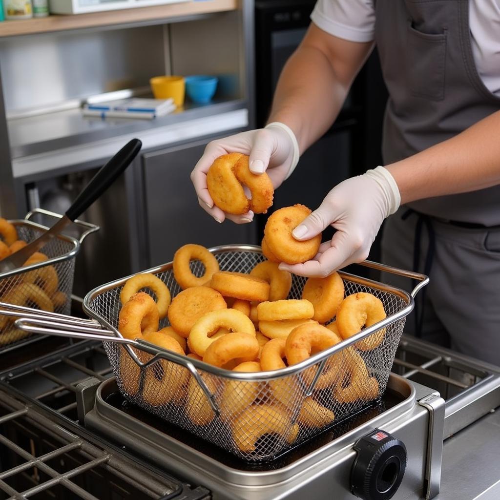 Optimal Food Truck Frying Techniques