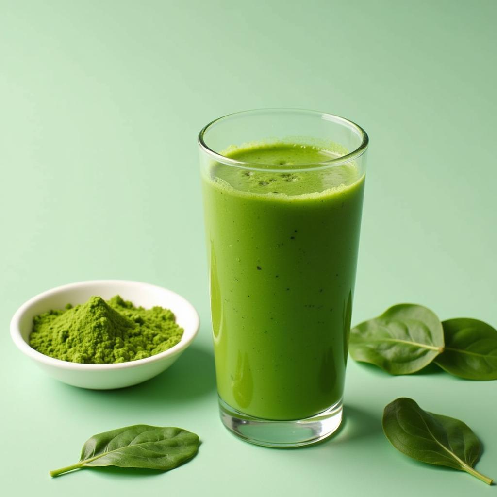 Organic Food Dye Powder in Smoothie