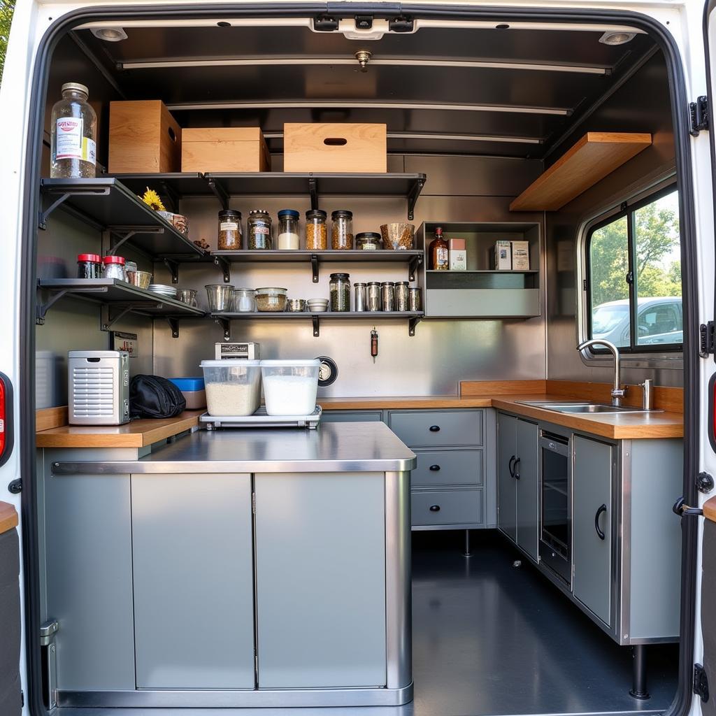 Organizational Food Truck Accessories for Maximizing Space