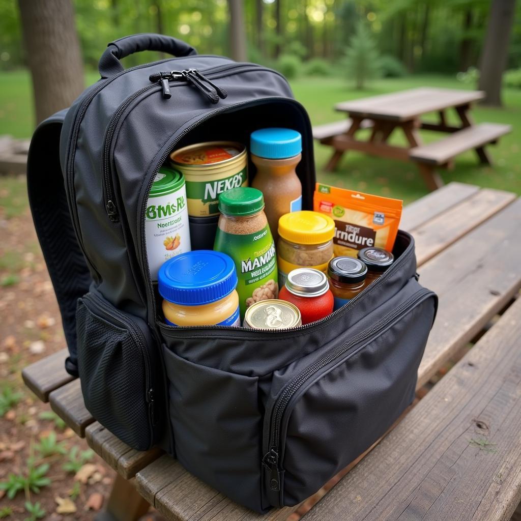 Organizing Non-Refrigerated Camping Food