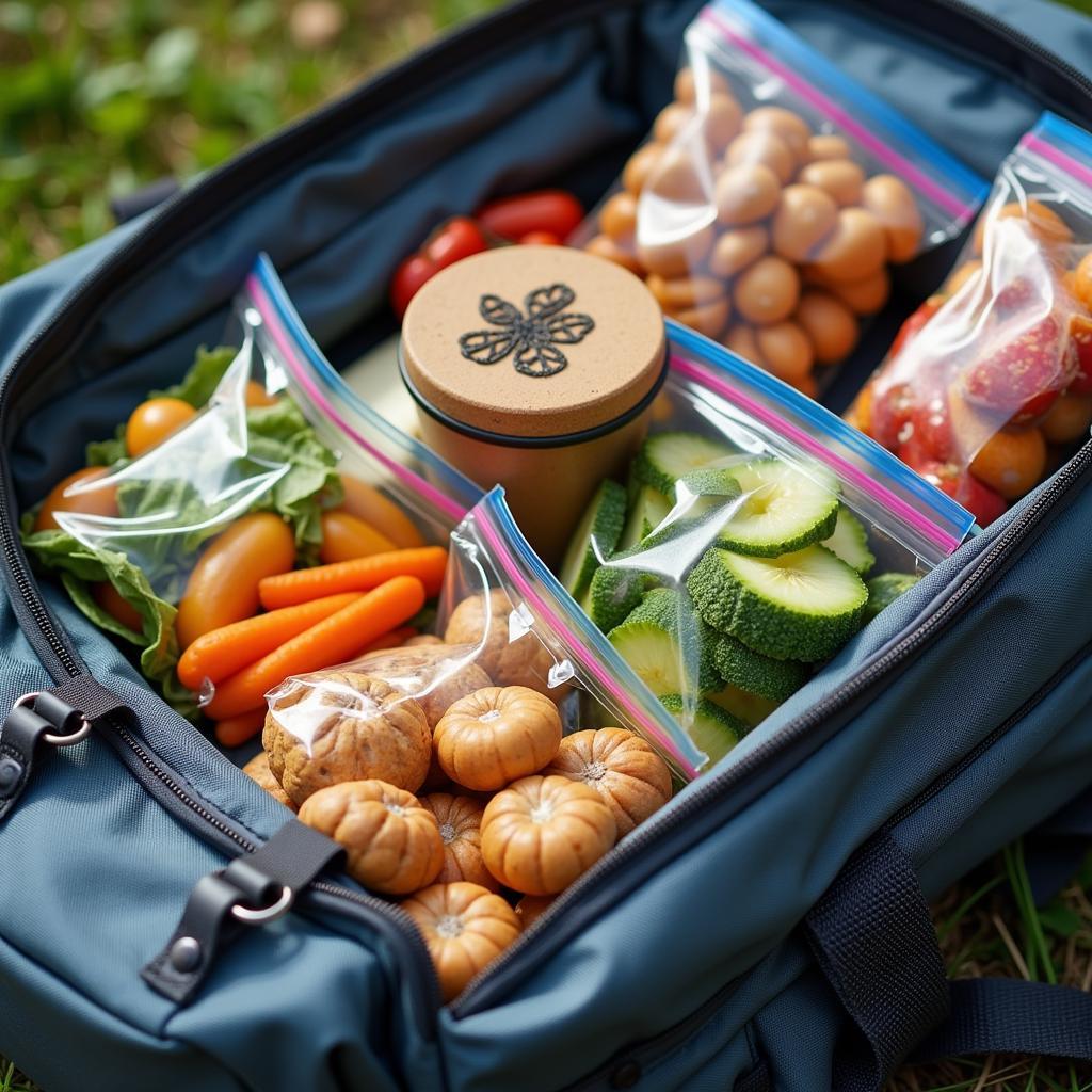 Packing Vegetarian Backpacking Food