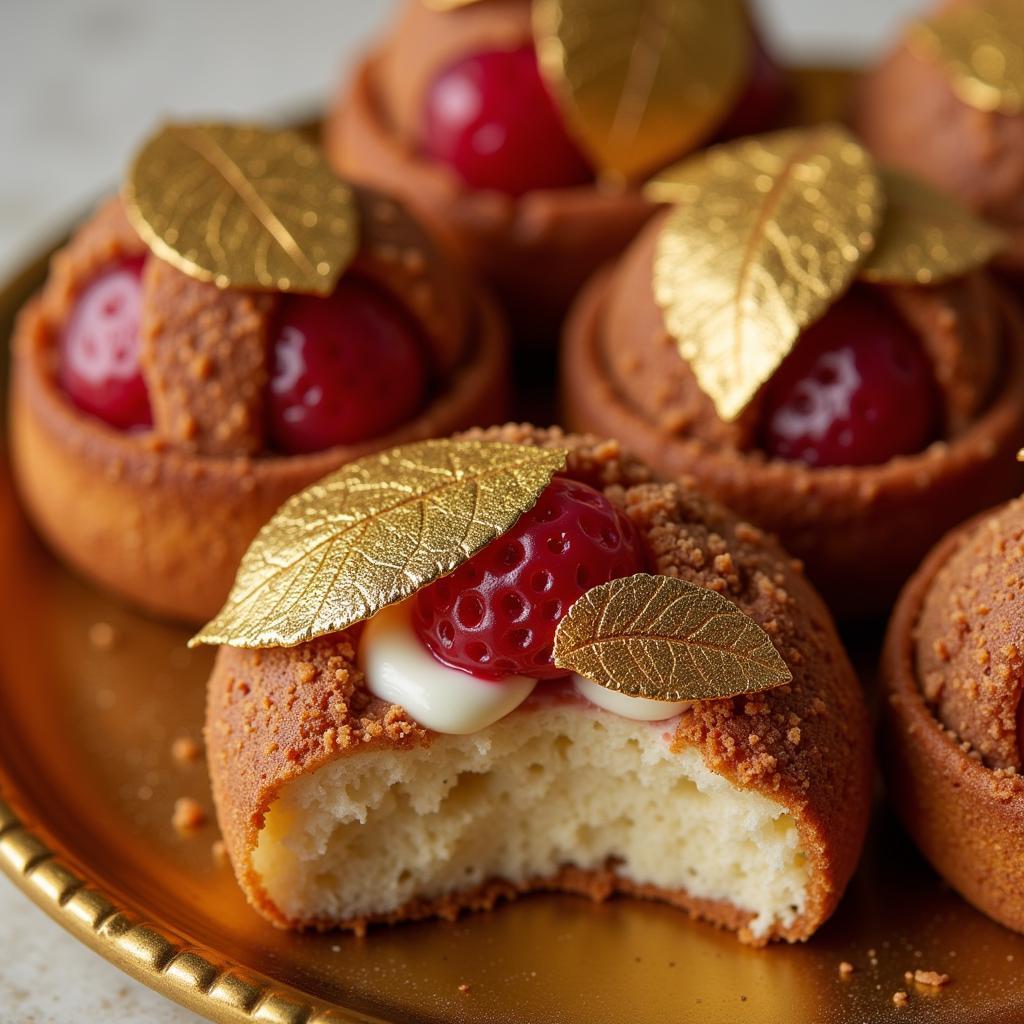 Pan de Oro Gold Leaf Dessert