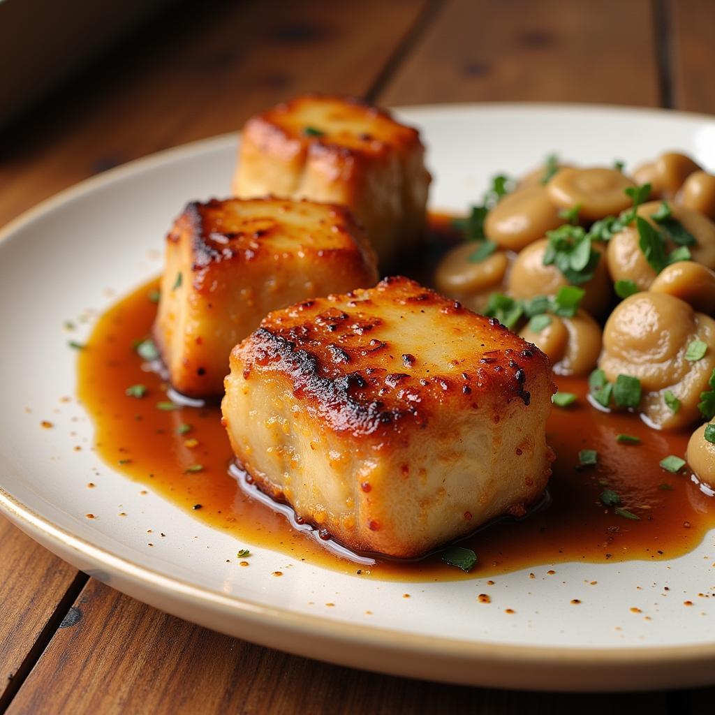 Pan-Seared Sweetbreads with Sauce