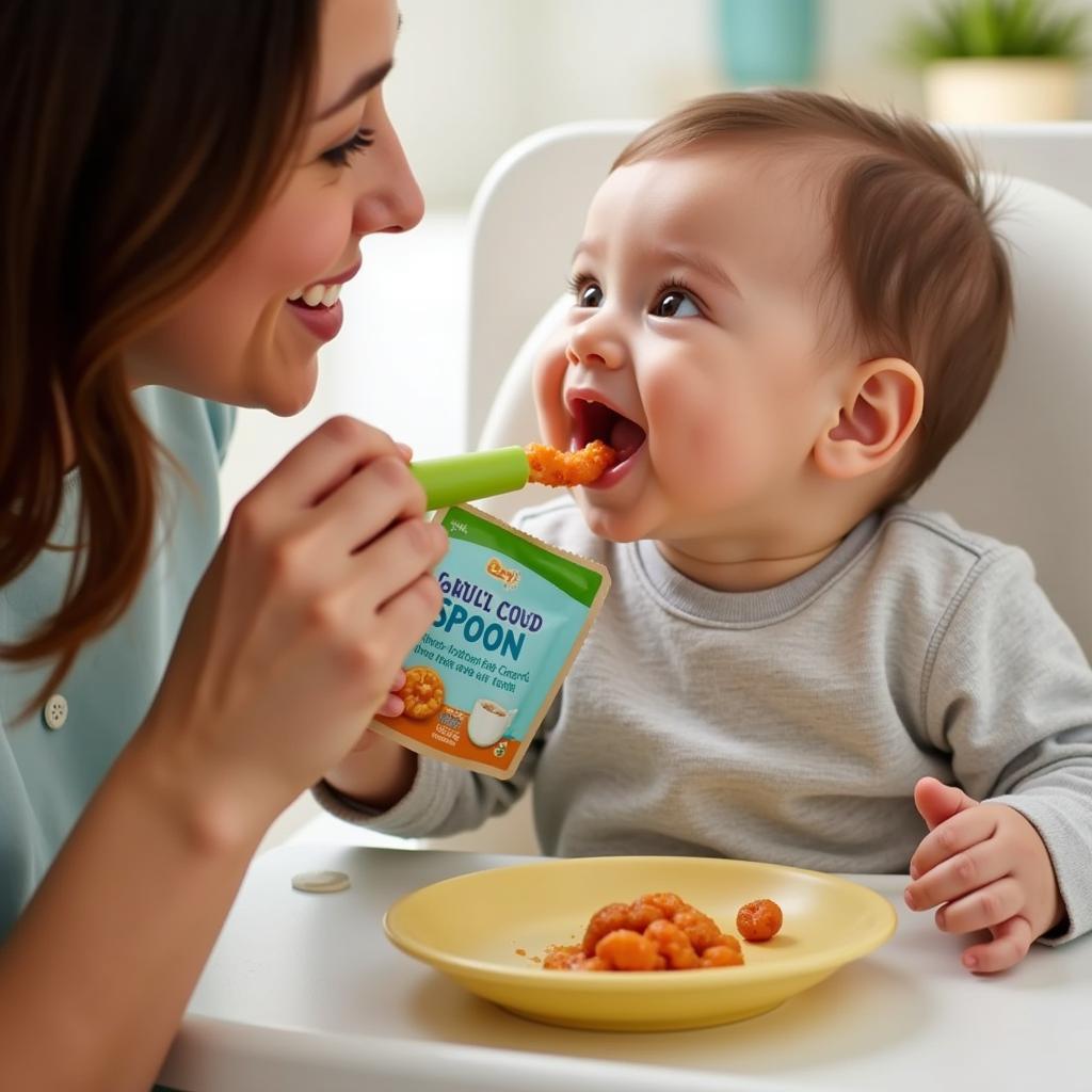 Parent Feeding Baby Little Spoon