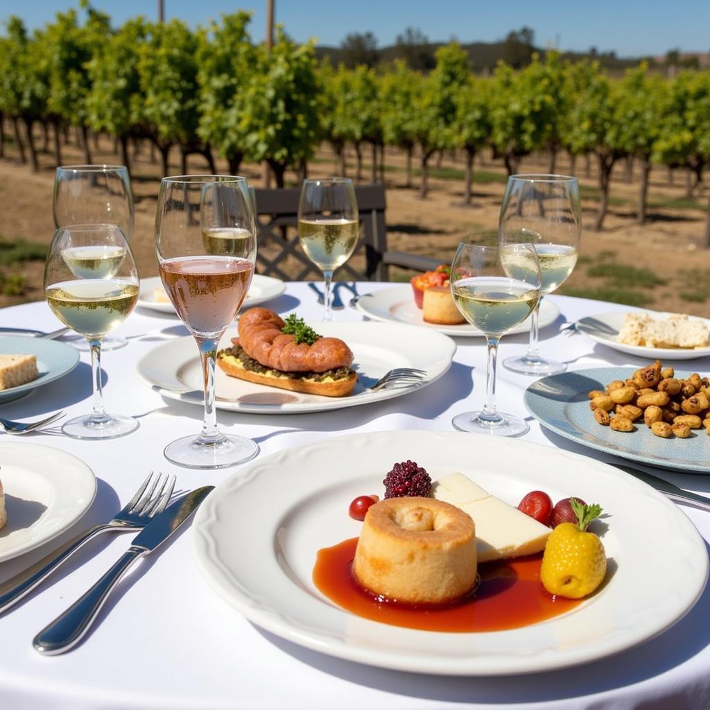 Paso Robles winery with food and wine pairing