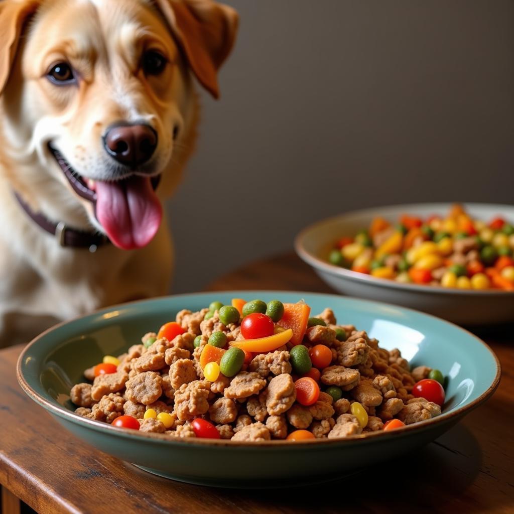 Preparing Paw Tree Dog Food