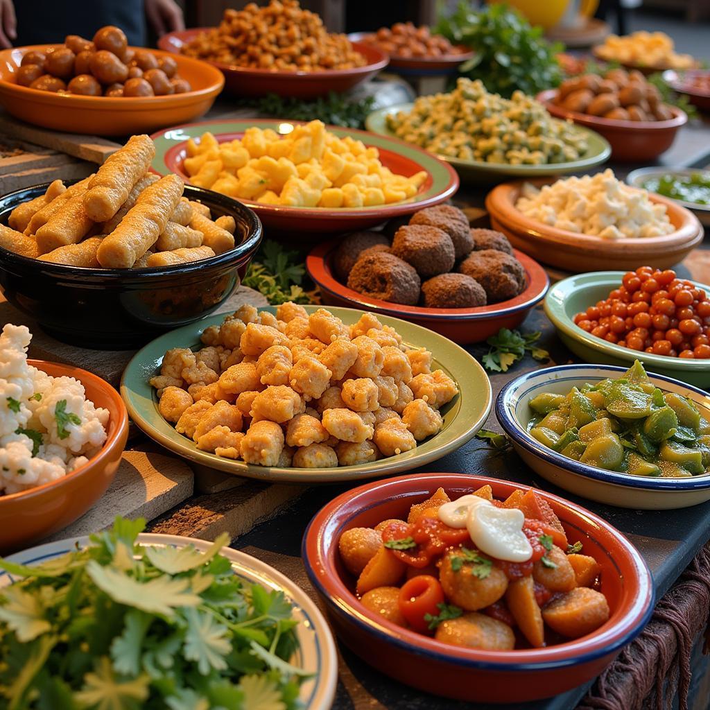 Prepared Foods at a Persian Food Market