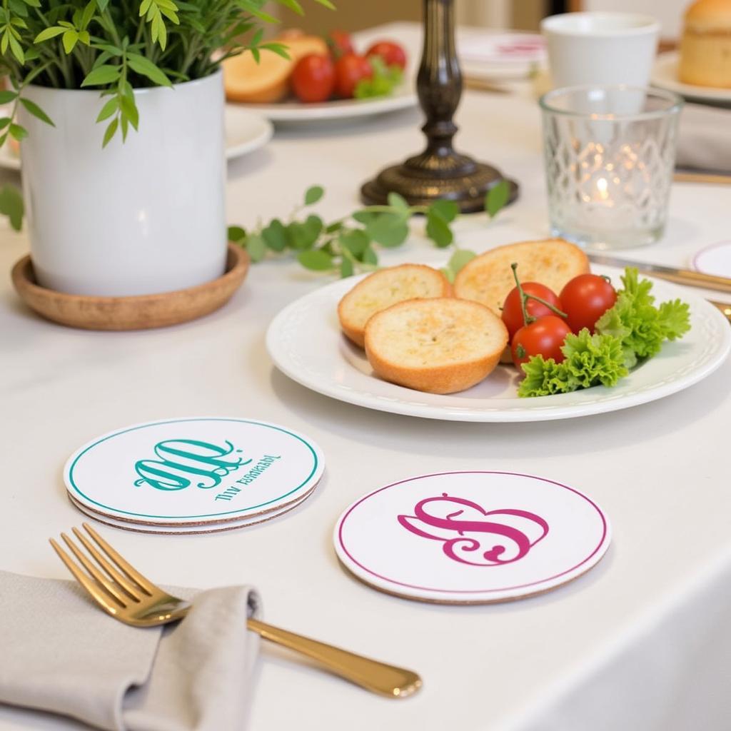 Personalized Food Coasters for a Special Occasion