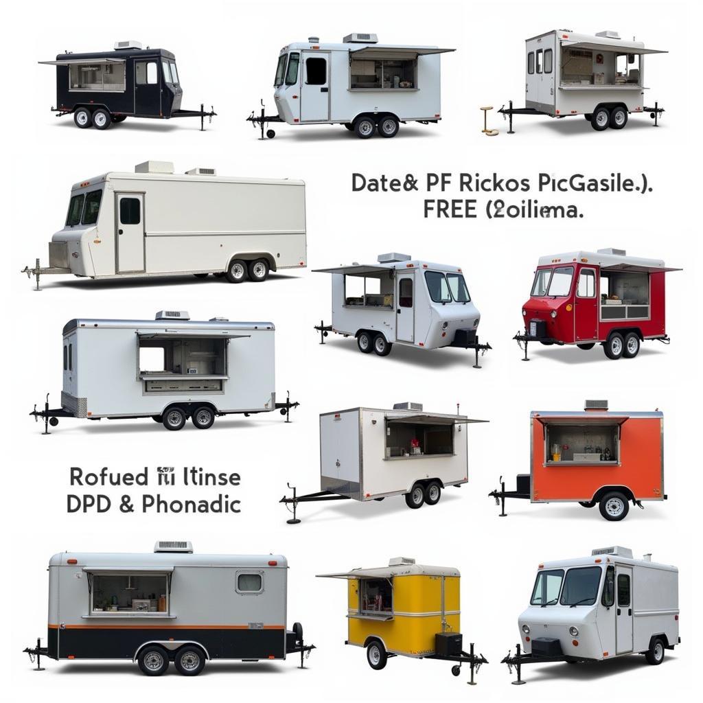 Various Food Trailers for Sale in Phoenix