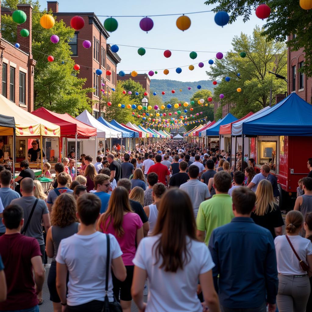 Phoenixville Food Truck Fest Scene