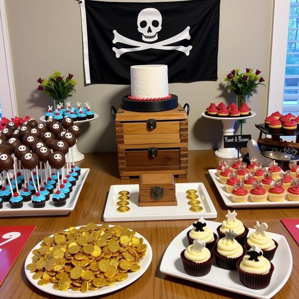 Pirate Themed Dessert Table