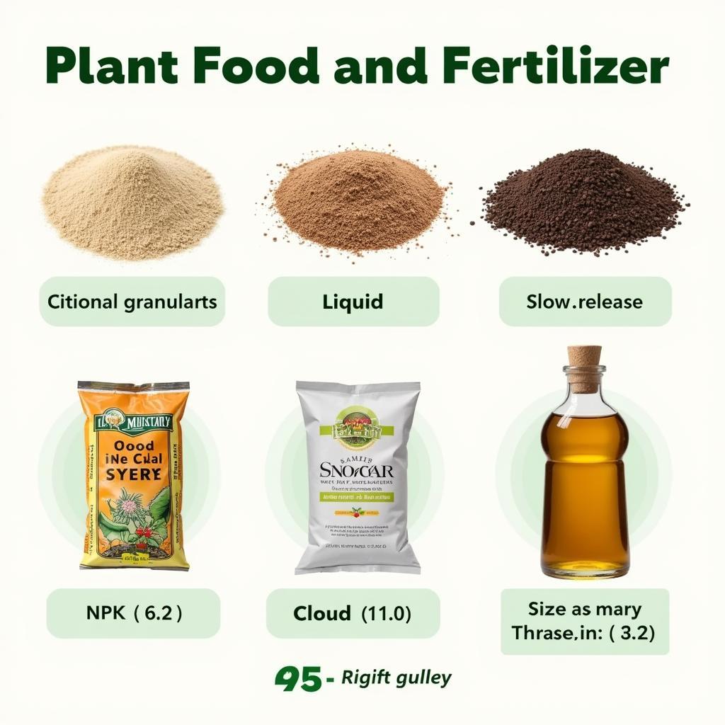 Comparing Plant Food and Fertilizer