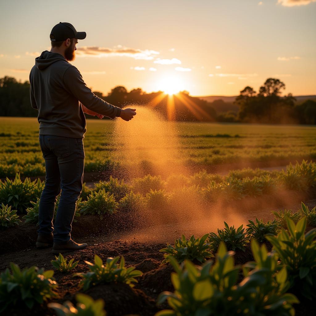 Planting an August Food Plot