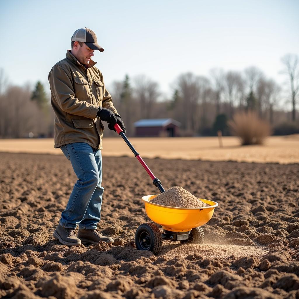 Planting Winter Rye Food Plot