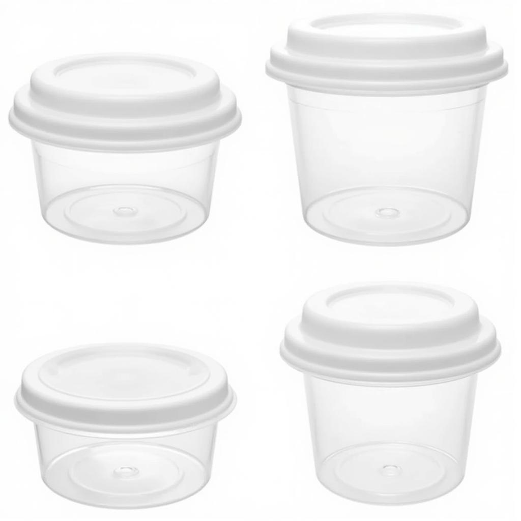 Disposable Plastic Food Containers with Lids