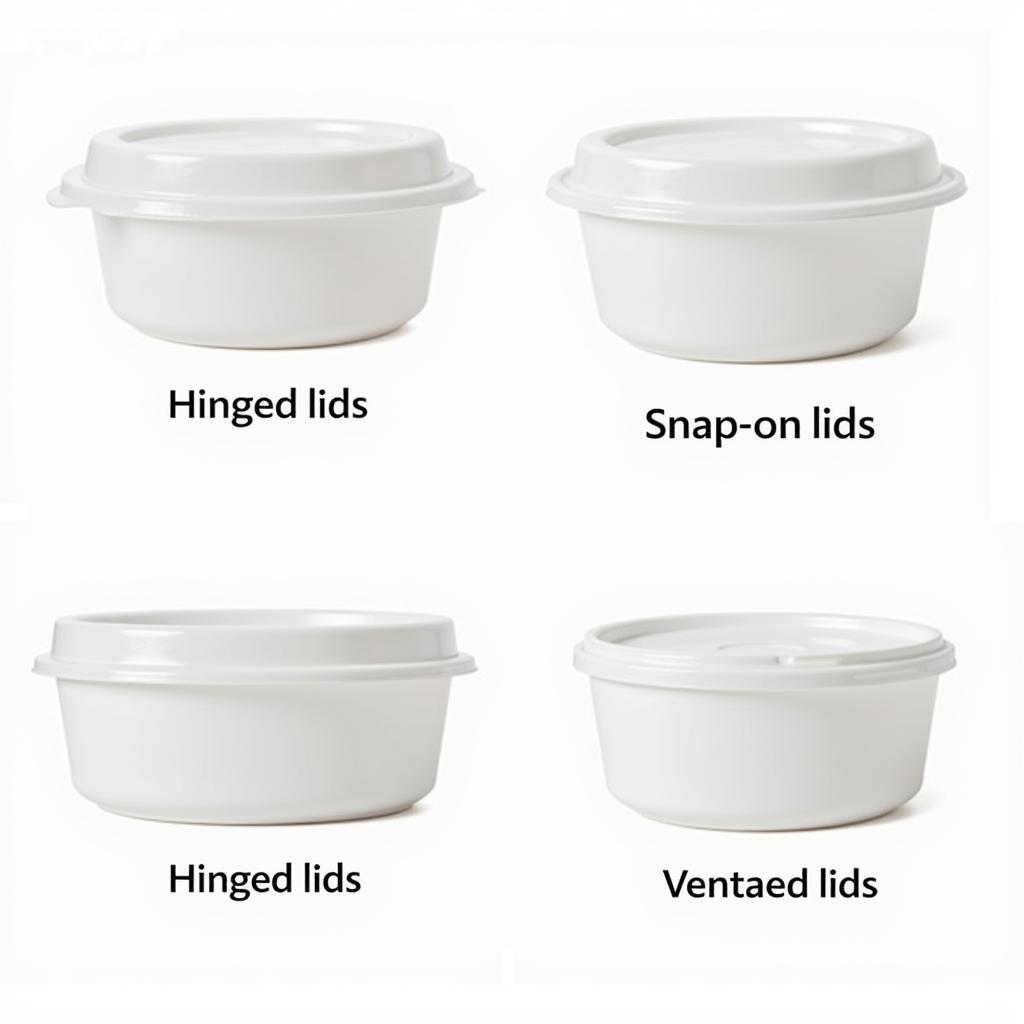 Plastic Takeout Food Container Lids