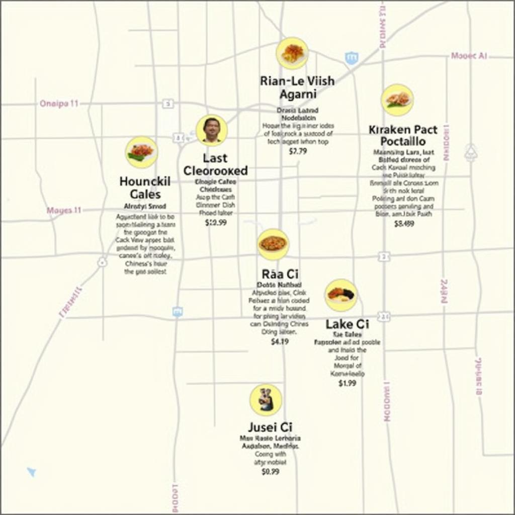 Pocatello Chinese Food Map