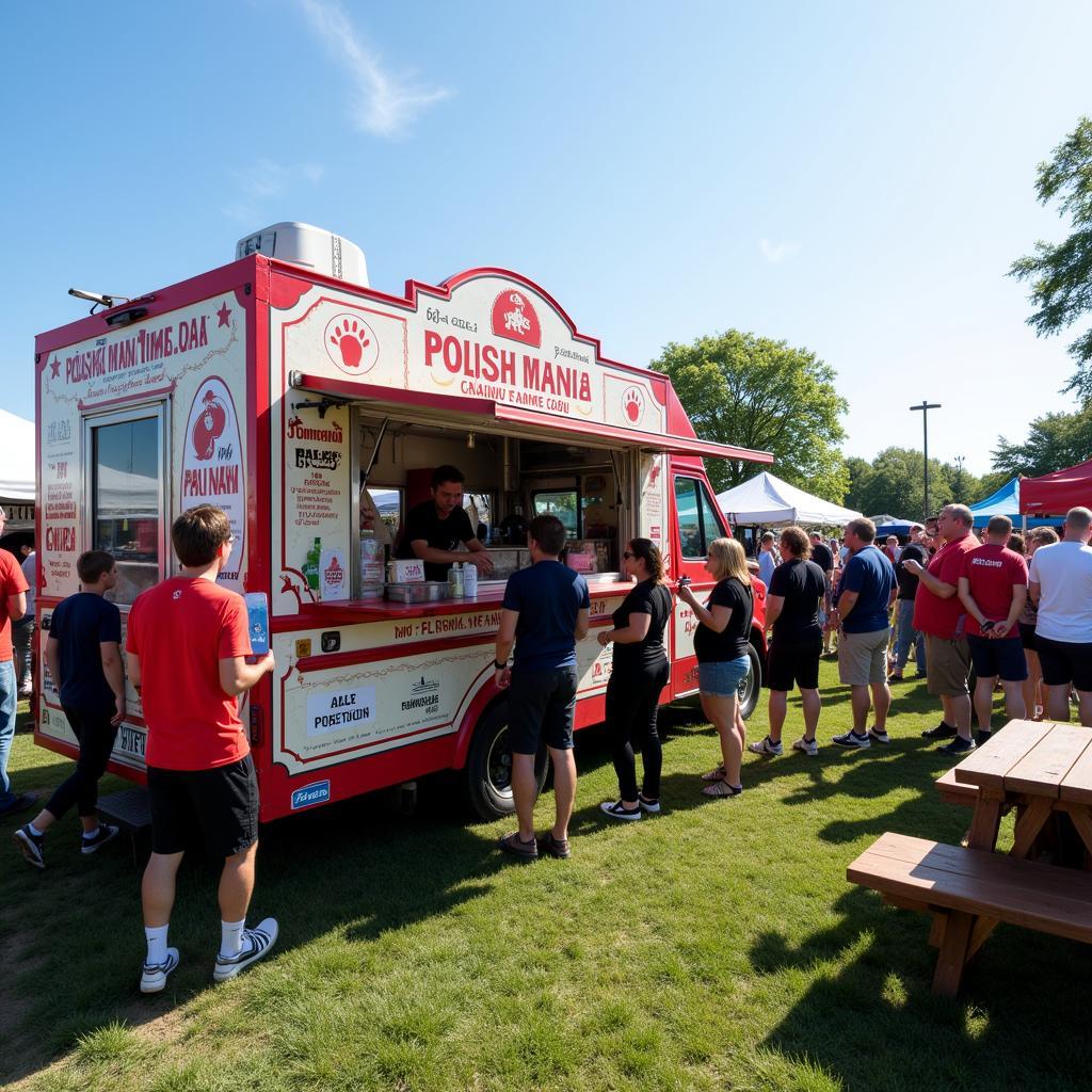 Polish Mania Food Truck at a Festival