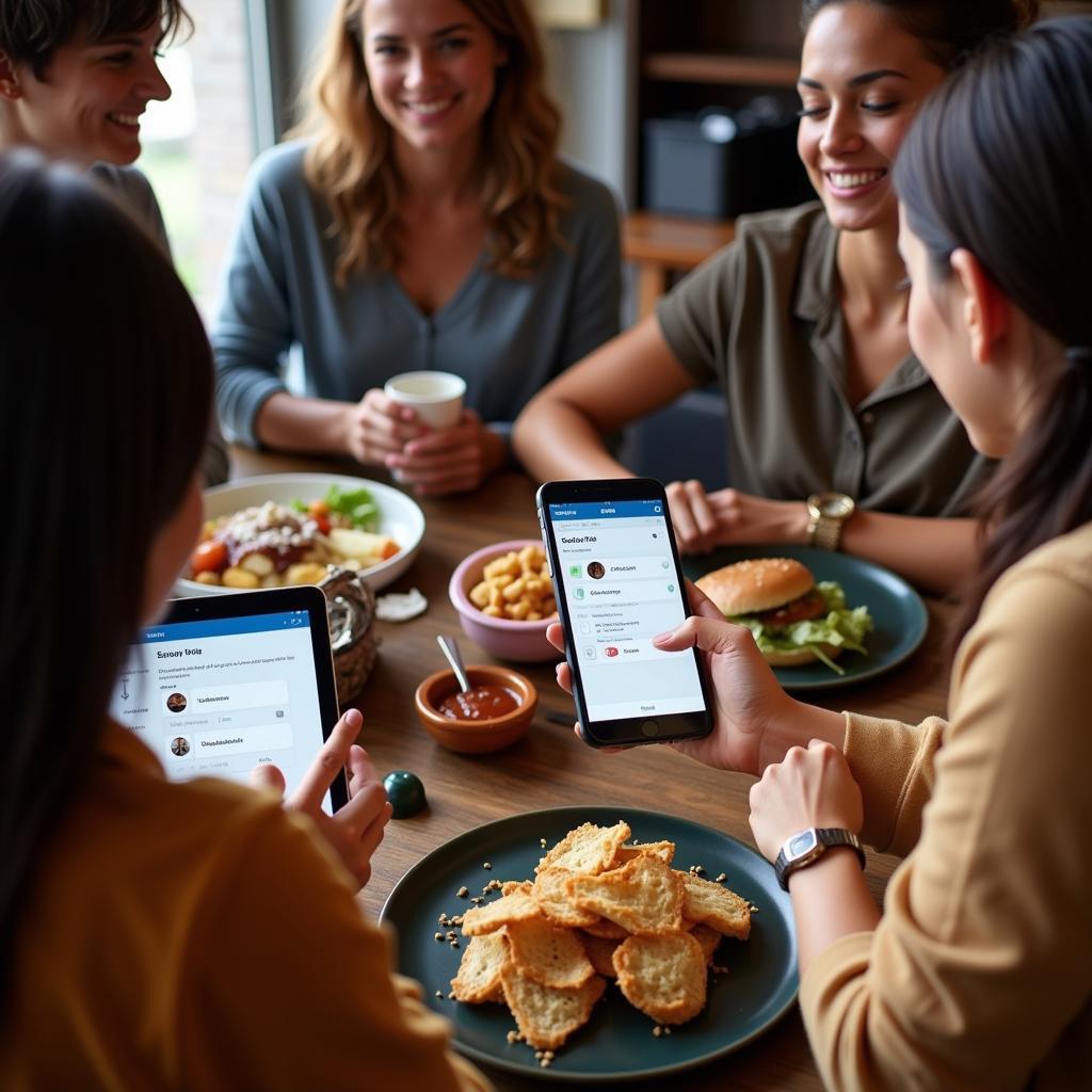 Guests Choosing Menu Options for an Event