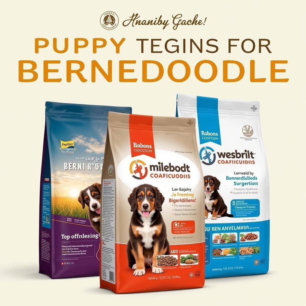 Popular Bernedoodle Puppy Food Brands